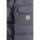 Moncler Gray Goose Down Full-Length Jacket
