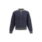 Versace Gray Wool Oves Aries Sweatshirt