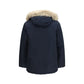 Woolrich Blue Cotton Parka