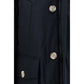 Woolrich Blue Cotton Parka