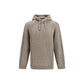 Giorgio Armani Beige Alpaca Vicugna Pacos Hoodie