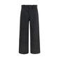 Kenzo Black Wool Oves Aries Chino Pants