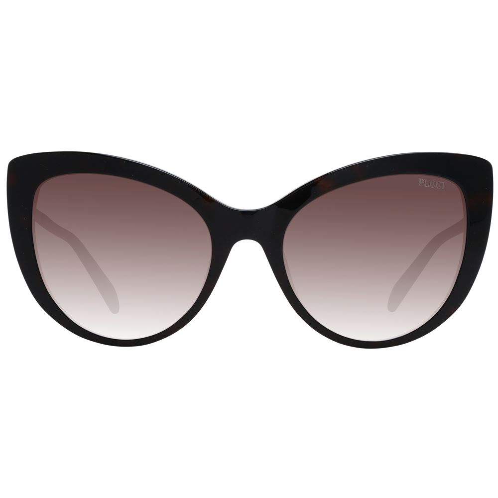 Emilio Pucci Brown Plastic Sunglasses