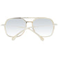 Lozza Beige Acetate & Plastic Sunglasses