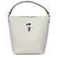 Karl Lagerfeld Gray Leather Handbag