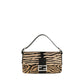Fendi Beige Calf Leather Bos Taurus Shoulder Bag