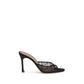 Amina Muaddi Black Fabric Pumps