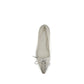 Prada White Calf Leather Bos Taurus Lace-Up