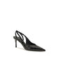Ferragamo Black Calf Leather Bos Taurus Pumps