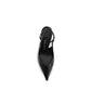 Ferragamo Black Calf Leather Bos Taurus Pumps