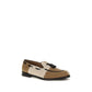 Fratelli Rossetti Beige Fabric Slip-On Loafers
