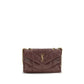 Saint Laurent Bordeaux Lamb Ovis Aries Shoulder Bag