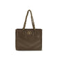 Valentino Garavani Brown Calf Leather Bos Taurus Shoulder Bag