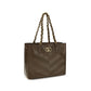 Valentino Garavani Brown Calf Leather Bos Taurus Shoulder Bag