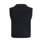 Ganni Black Wool Sleeveles Sweater