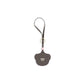Ganni Beige Recycled Leather Keychain