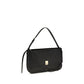 Ferragamo Black Calf Leather Bos Taurus Shoulder Bag
