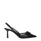 Prada Black Fibres High Heel Pumps