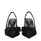 Prada Black Fibres High Heel Pumps