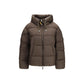 Parajumpers Brown Goose Down Full-Length Jacket