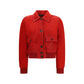 Valstar Red Goatskin Full-Length Jacket