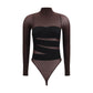 Wolford Brown Polyamide Bodysuit