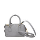 Prada Gray Leather Handbag