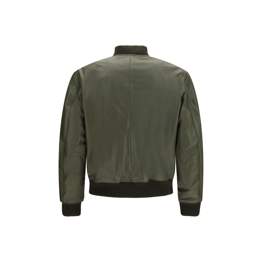 Sunflower Bicolor Calf Leather Bos Taurus Leather Jacket