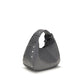 Ganni Gray Leather Shoulder Bag