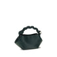Ganni Bicolor Recycled Leather Shoulder Bag