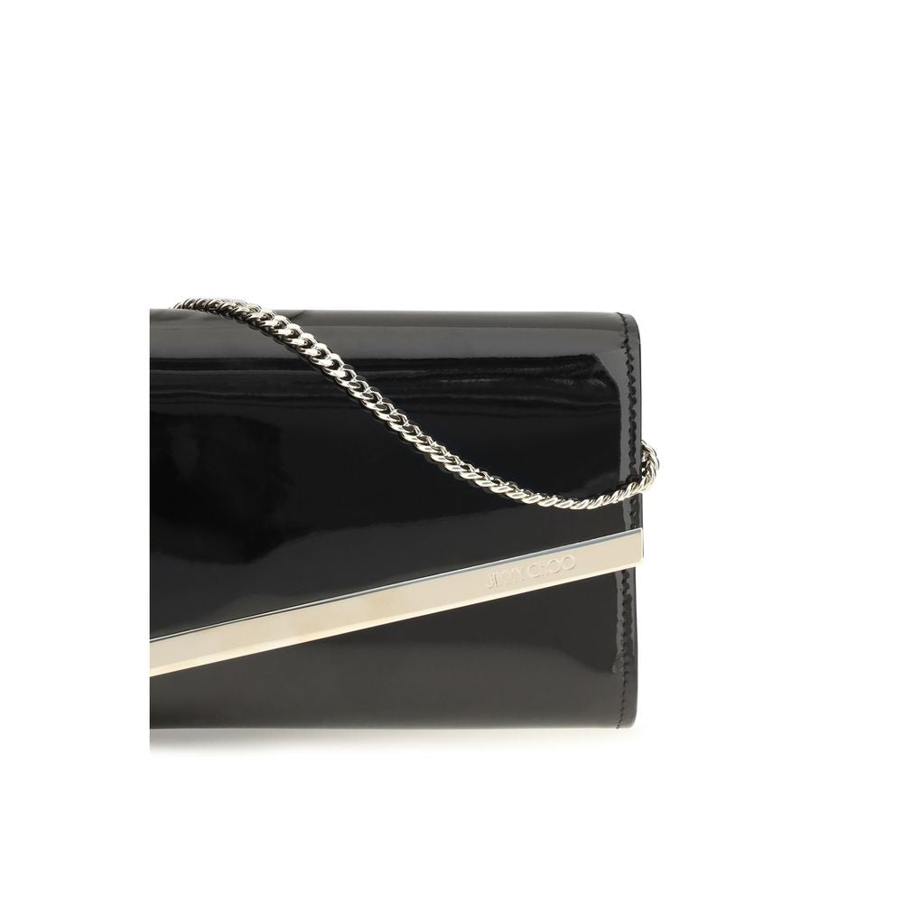 Jimmy Choo Black Calf Leather Bos Taurus Wallet