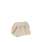 THEMOIRè Beige Polyethylene Clutch Bag