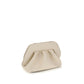 THEMOIRè Beige Polyethylene Clutch Bag