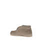 Santoni Beige Faux Fur Ankle Boots