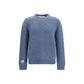 Valentino Garavani Blue Wool Oves Aries Sweatshirt