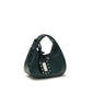 Ganni Bicolor Recycled Leather Shoulder Bag
