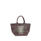 Ganni Bordeaux Cotton Shoulder Bag