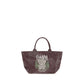Ganni Bordeaux Cotton Shoulder Bag