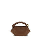 Ganni Brown Recycled Leather Shoulder Bag