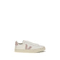 Veja White Calf Leather Bos Taurus Low Top Sneakers