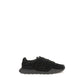 Dolce & Gabbana Black Calf Leather Bos Taurus Athletic Sneakers