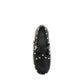 Ganni Black Recycled Polyester Ballet Flats