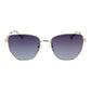 Polaroid Gold Metal Sunglasses