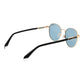 Polaroid Gold Metal Sunglasses