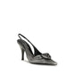 Prada Gray Goatskin High Heel Pumps