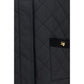Ferragamo Black Cotton Full-Length Jacket