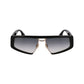 Victoria Beckham Black Metal & Plastic Sunglasses