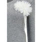 Self-Portrait Gray Cashmere Sweater