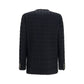 Alessandra Rich Black Cotton Full-Length Jacket