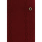 Alessandra Rich Bordeaux Wool Oves Aries Midi Skirt